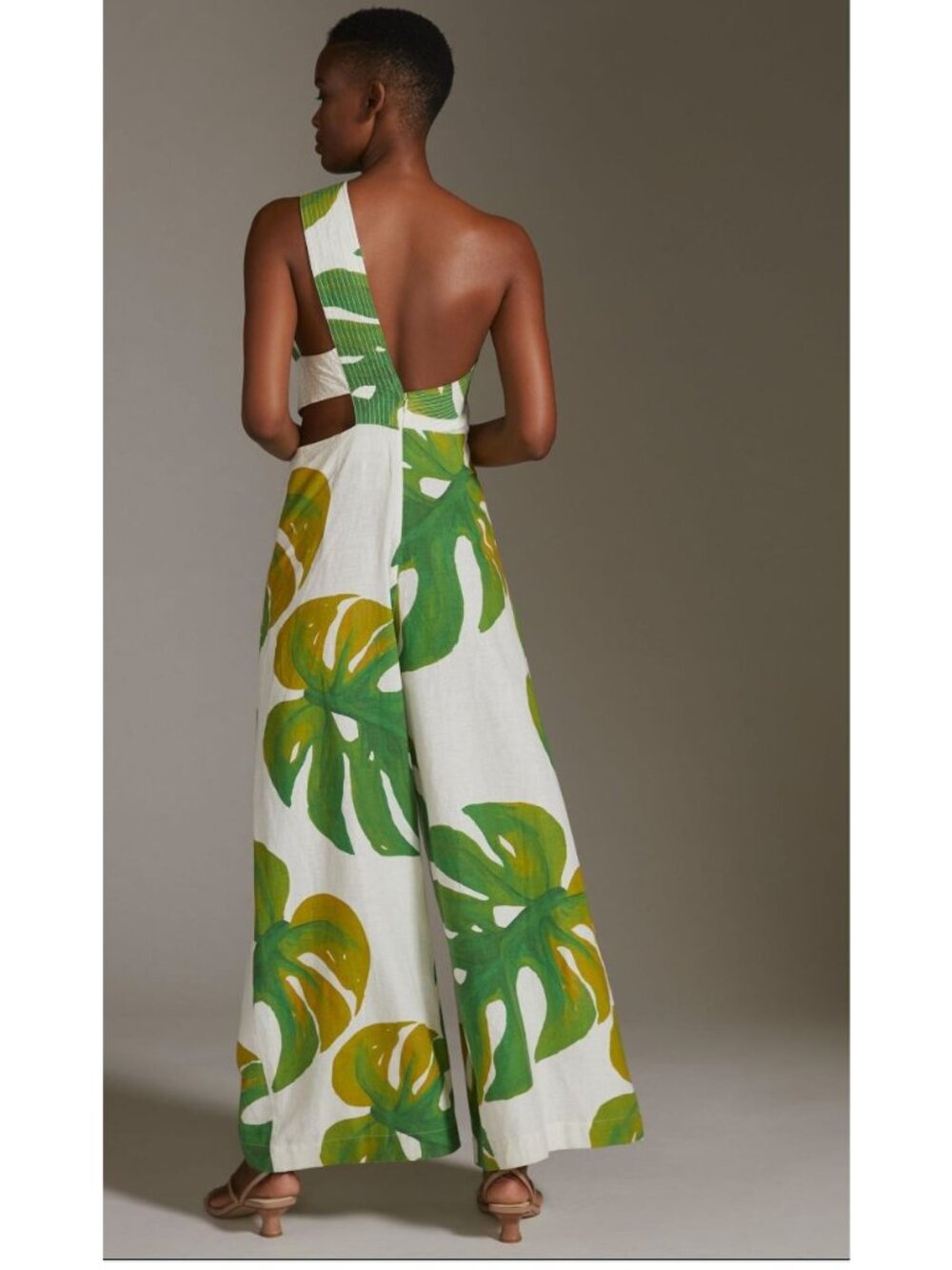 NWT Anthropologie Farm Rio Monstera Jumpsuit Size Medium - Picture 3 of 7